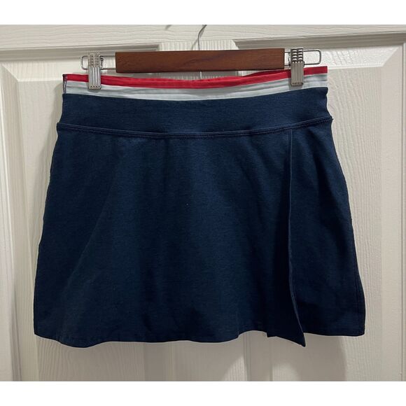 Beyond Yoga Spacedye Sea You There Wrap Skort Size Small Blue Athletic - Picture 4 of 10